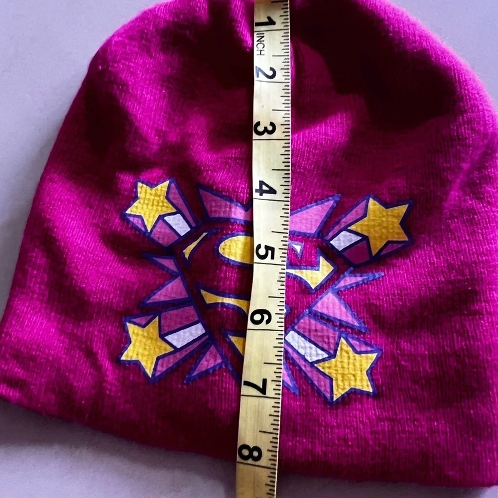 Súper Girl Pink Beanie (Pre-Owned) winter Hat